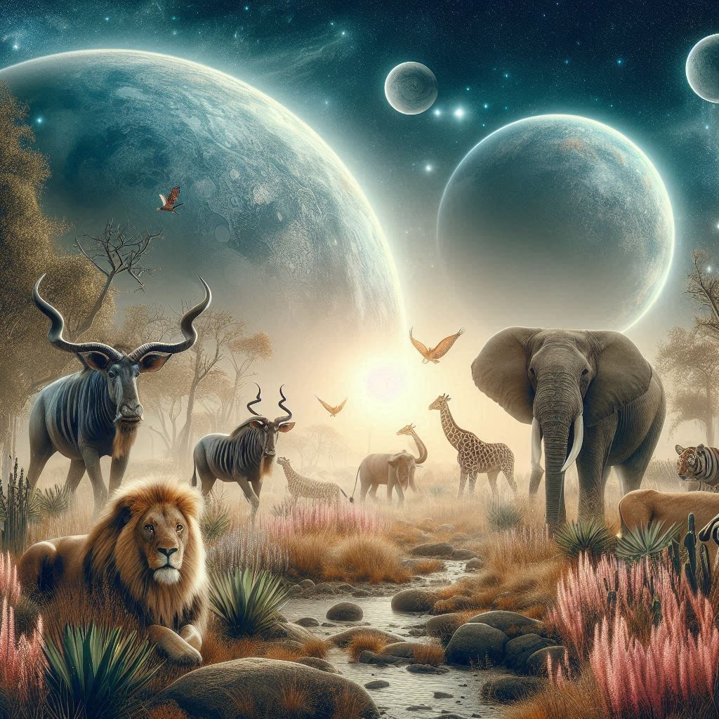 Majestic Wildlife Beyond Earth