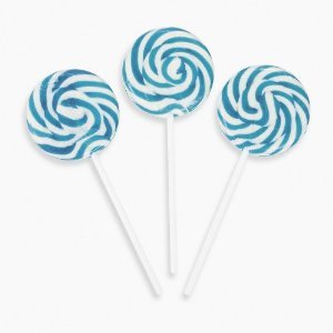 Fun Express - Light Blue Swirl Pops