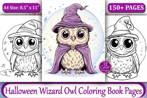 Wizard Owl Coloring Pages Collection