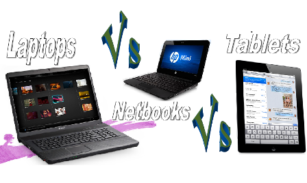 laptops netbook tablets