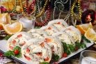 Рулет из лаваша на Новый Год