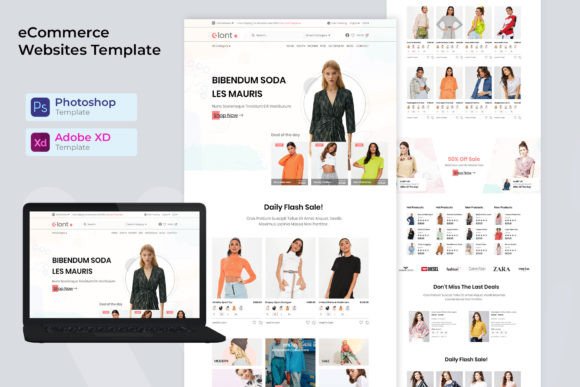 E-commerce website template
