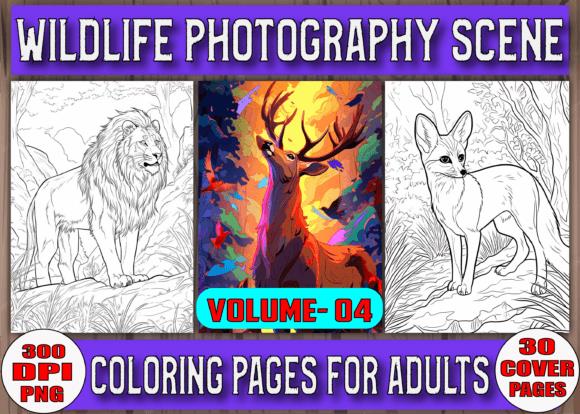 Wildlife Photography Coloring Book Cover
