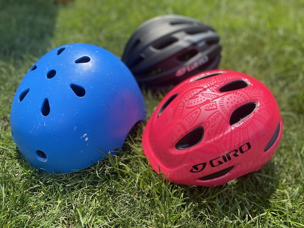 three toddler bike helmets