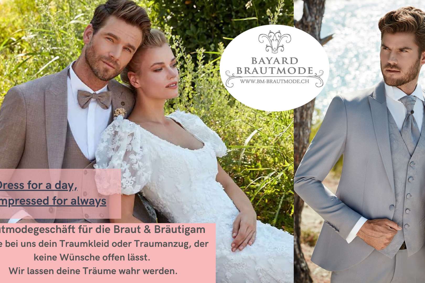 Bayard Brautmode - Hochzeitsanzug in Stans
