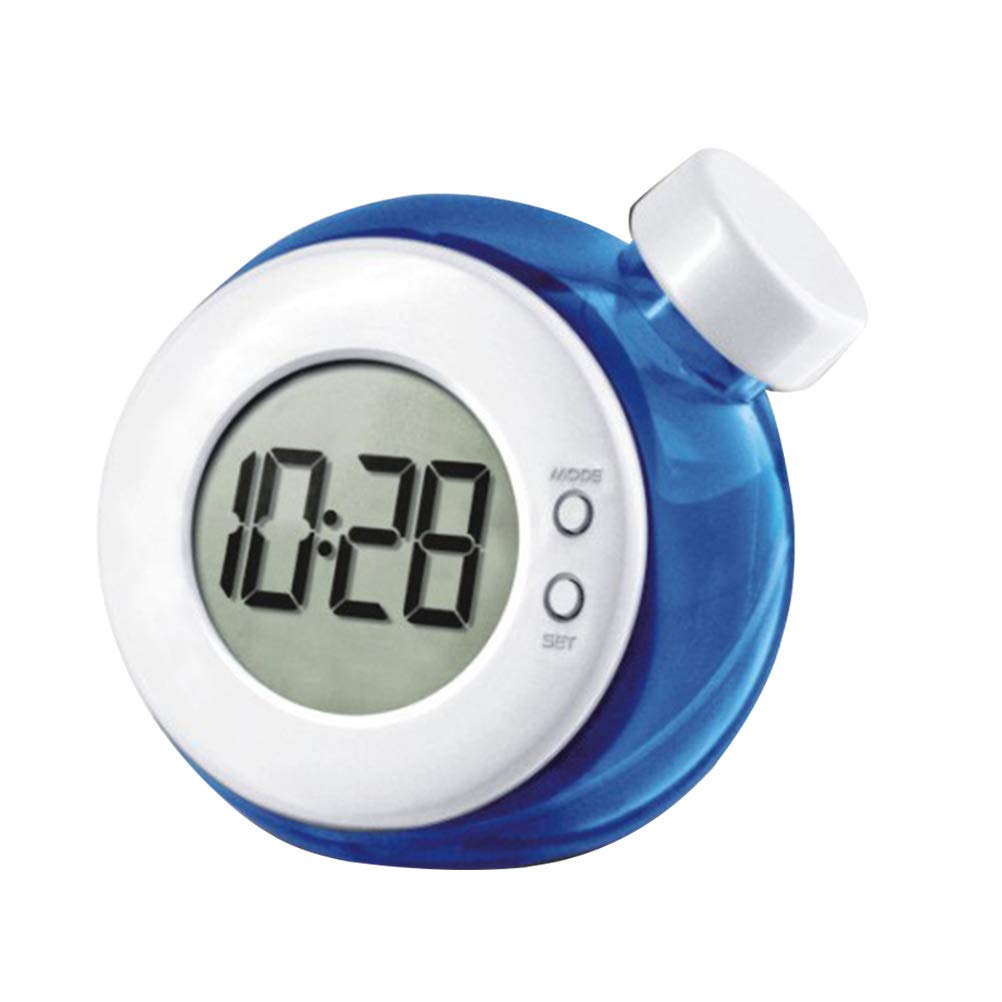 VORCOOL Water Energy Clock LED Display Clock Water Jar Clock No Battery Include(Blue) Price in India