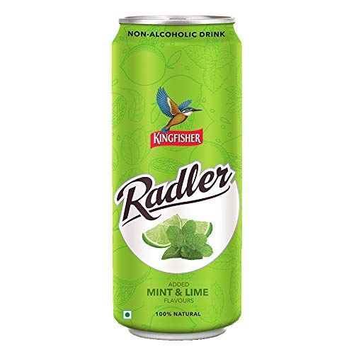 KingFisher Radler Mint Lime Non Alcoholic Malt Drink Can, 300ml Price in India