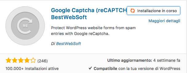 google captcha ( reCAPTCHA ) plugin wordpress