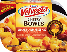 Image of Velveeta Cheesy Bowls Chili Cheese Mac