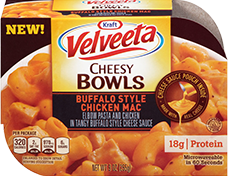 Image of Velveeta Cheesy Bowls Buffalo Style Mac and Cheese