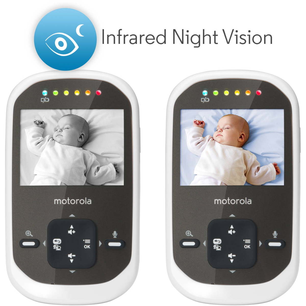 Motorola MBP25-2 Digital Video Baby Monitor with Two Cameras