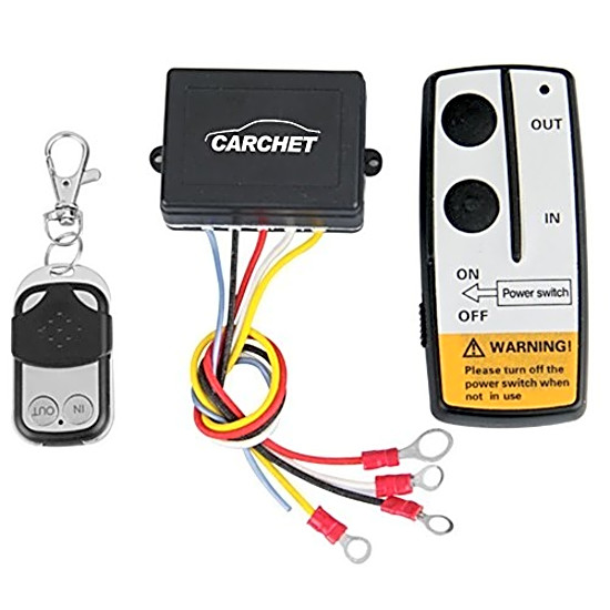 12V 12 Volt Wireless Remote Control Kit for Truck Jeep Car ATV Winch long range 