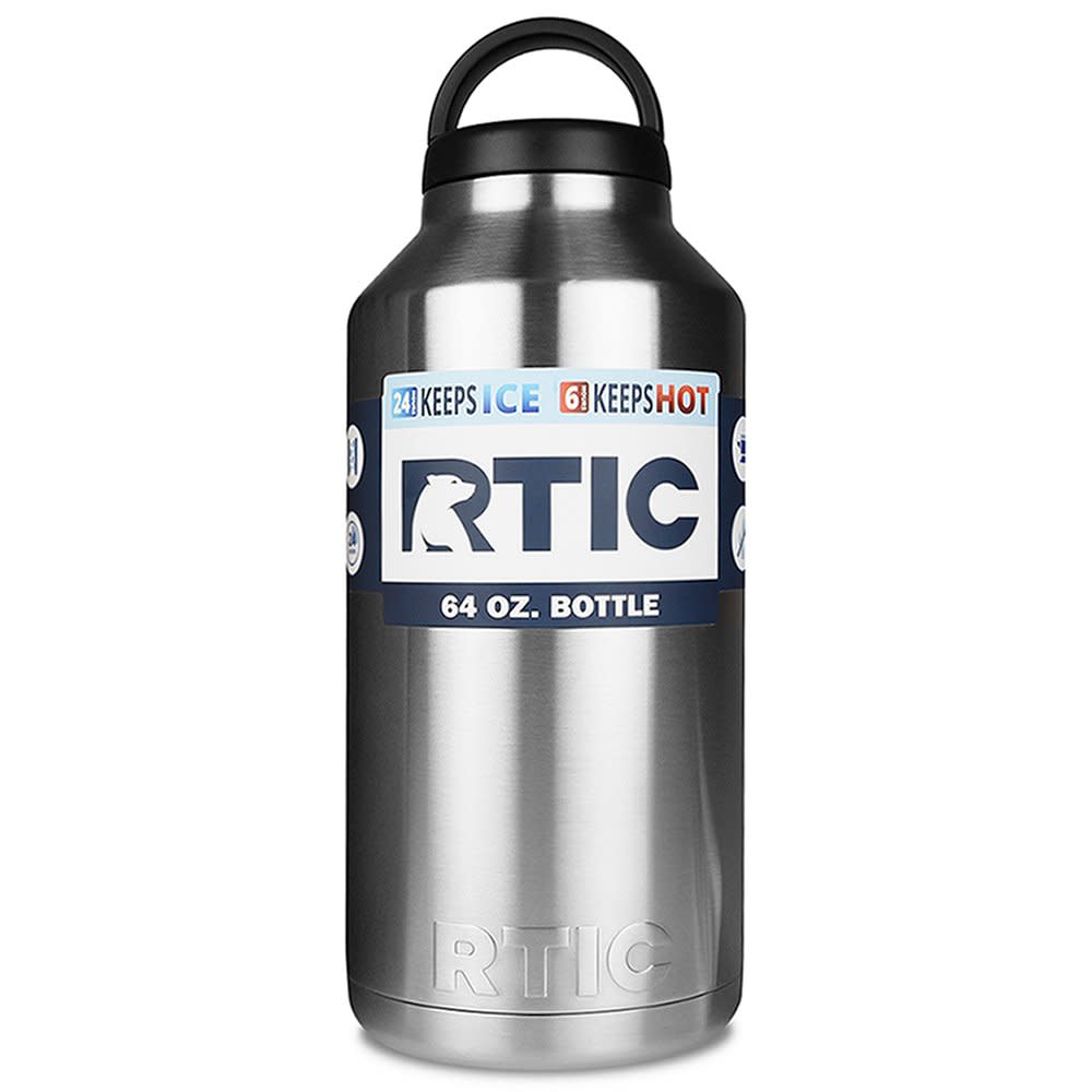 Rtic Cup Cold Hot Drinks Beverages Travel Mug Stainless Steel Bottle Rtic 64oz