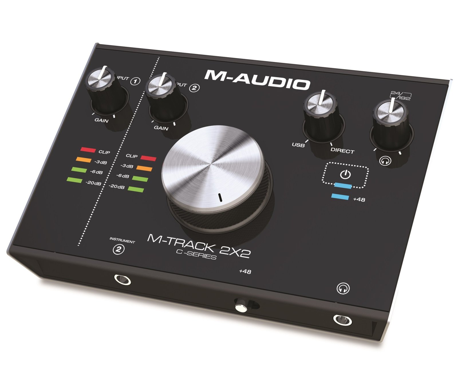 M-Audio M-Track 2X2 C-Series | 2-in/2-out USB Audio Interface (24-bit/192kHz)