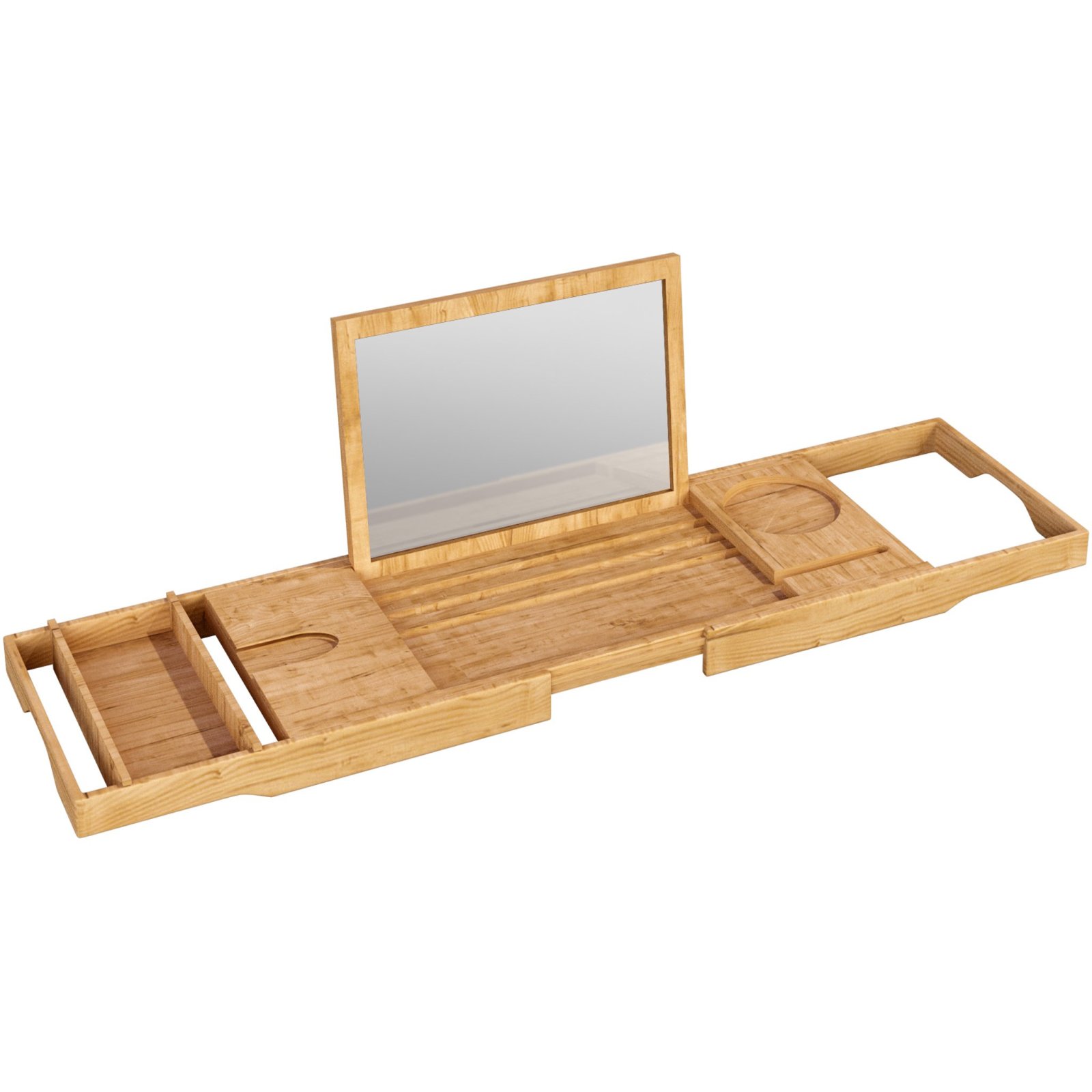 Bathtub Rack Bamboo Shelf Spa Bath Mirror Caddy Tray Bathroom Wine Bathtub Rack Bamboo Shelf Spa Bath Mirror Caddy Tray Bathroom Wine Book Holder