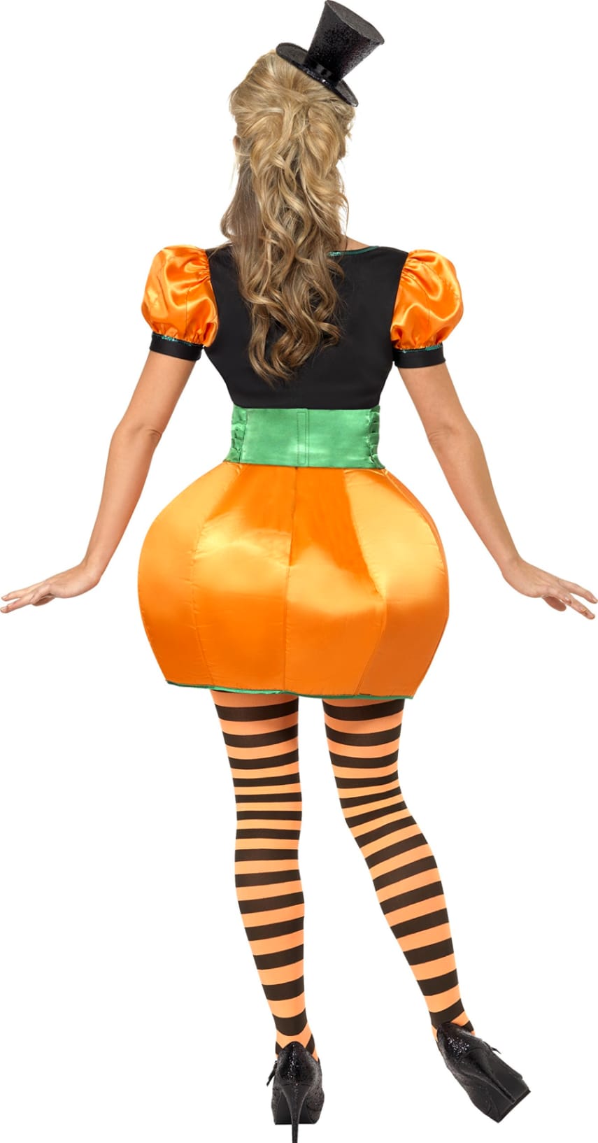 Smiffy's Women's Pumpkin Costume, Top and Skirt, Size: M, Color: Orange, 33802