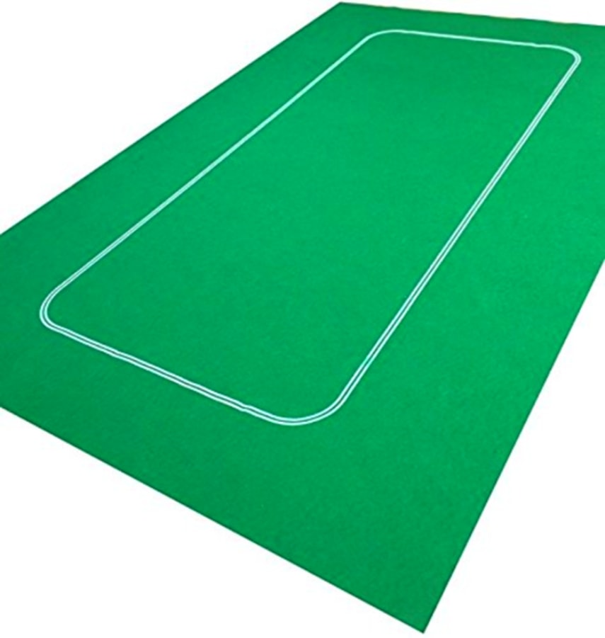 NEW Poker Texas Hold'em Layout 95 Cm by 60 Cm Table Top Green Mat Pad