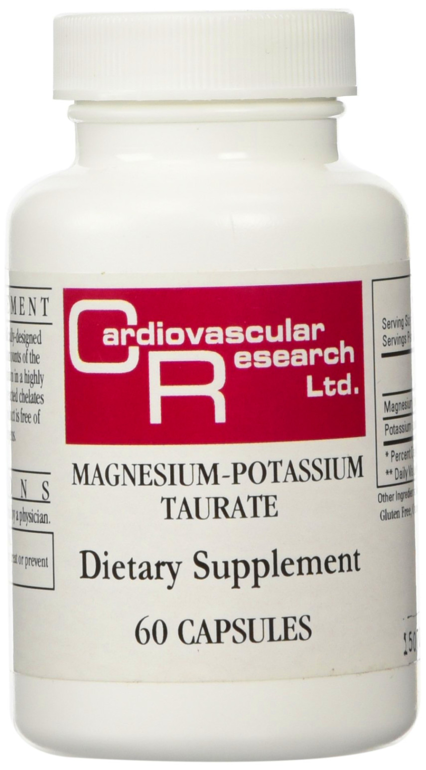Cardiovascular Research Ltd Magnesium Potassium Taurate 60 Capsules  ORIGINAL