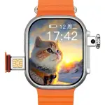 Miniatura de Smartwatch 5g Ultra Ai3 16gb Serie 10 Chip Câmera Caixa Prateado