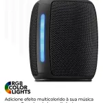Miniatura de Caixa de Som Speaker AIWA AWS-SP-03-B Bluetooth IPX4 RGB 