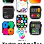 Miniatura de Relógio Smartwatch Aurafit A10c Tela 2.02 Esporte 2 Pulseira