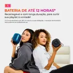 Miniatura de Caixa de Som Speaker AIWA AWS-SP-03-B Bluetooth IPX4 RGB 