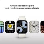 Miniatura de Relógio Smartwatch Redmi Watch 5 Lite Com Gps Caixa Light Gold Pulseira Dourado