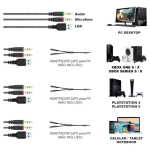 Miniatura de Fone de ouvido over-ear gamer Havit H2232D 2xP2