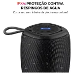 Miniatura de Caixa de Som Speaker AIWA AWS-SP-03-B Bluetooth IPX4 RGB 