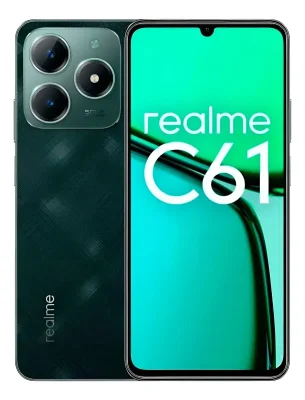 Realme C61 Nfc 128gb 4gb Ram Cam 50mp Tela 6.74 - Ip54 Cor Dark Green Realme C61 Nfc 128gb 4gb Ram 