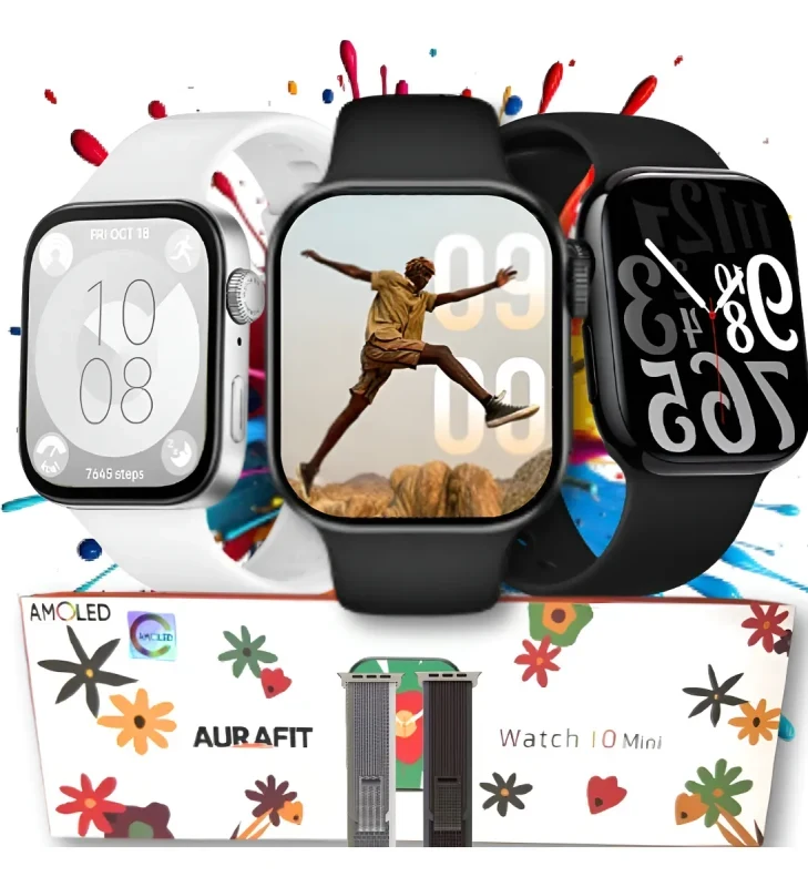 Imagem principal do Relógio Smartwatch A10 Mini A Prova D'água Gps E 2 Pulseira