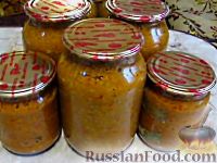Фото к рецепту: Аджика с яблоками и грецкими орехами (на зиму) Фото к рецепту: Аджика с яблоками и грецкими орехами (на зиму)