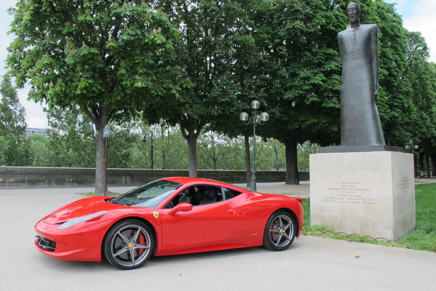 Impression Sur Toile Giclée – Ferrari 458 Italia – Tableau Mural Tendu – Made In USA