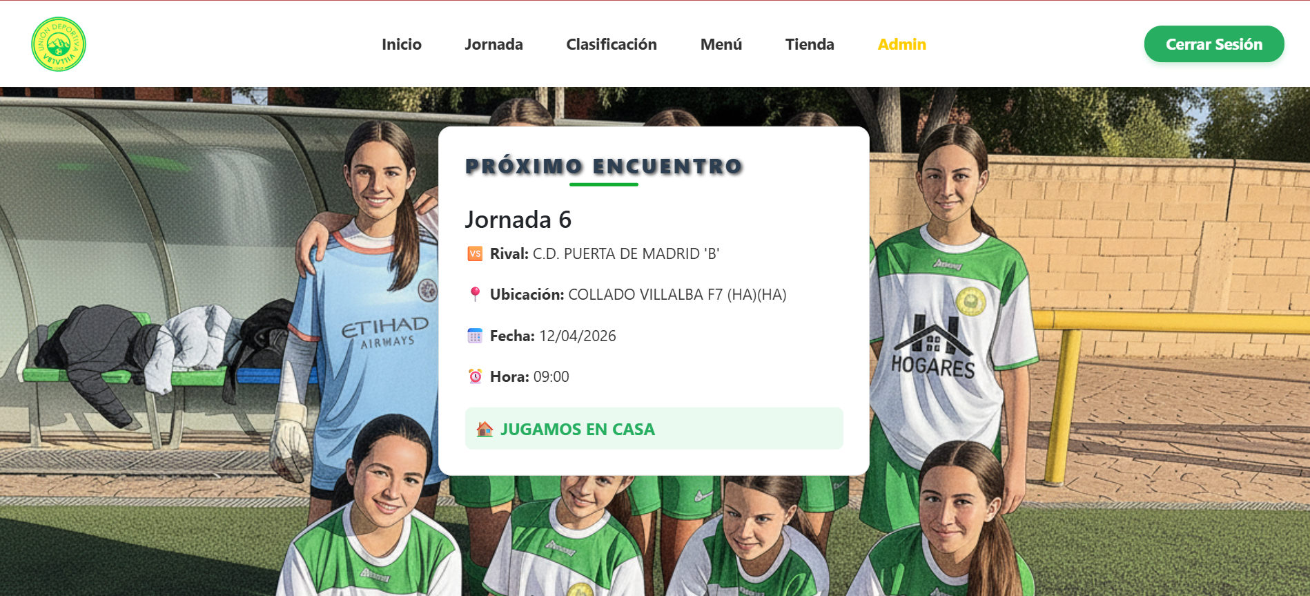 App Equipo Fútbol