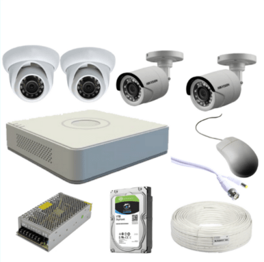 HD Camera 2.4 MP 4 Camera Set