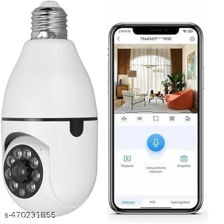 Wi-Fi Smart Light Bulb Camera