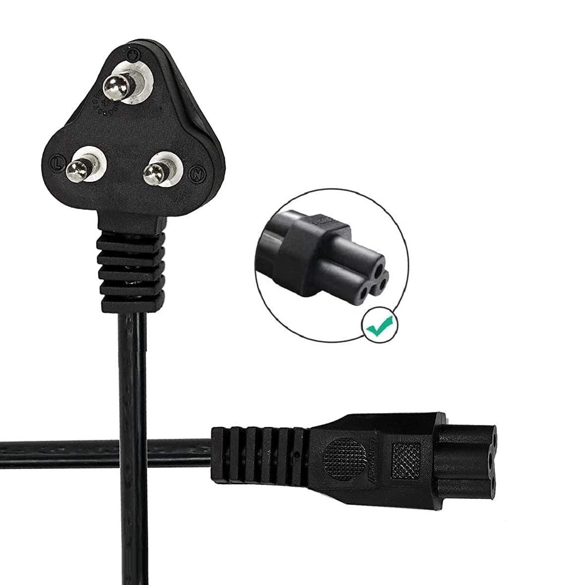 Laptop Power Cable (Cord) 1.5 Meter