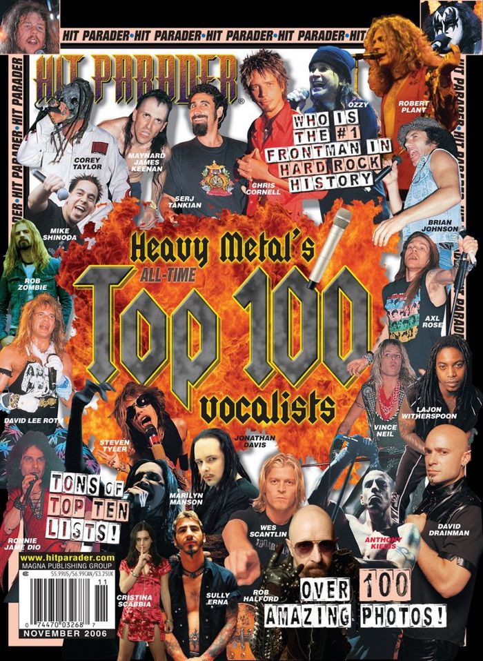 ?????? 10 ??? ?????????? ?? ?????? HIT PARADER ???, ???-?????, ?????????, ?????, ??????????