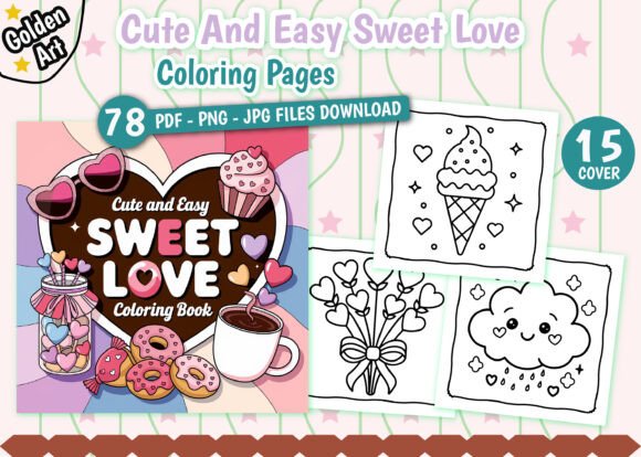 Sweet Love Coloring Pages Preview
