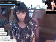 CHATROULETTE - русские девушки Big Cock Reactions 3