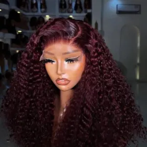 Full frontal pixel curls human hair