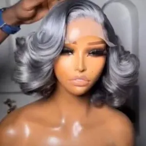 Bounce grey wig