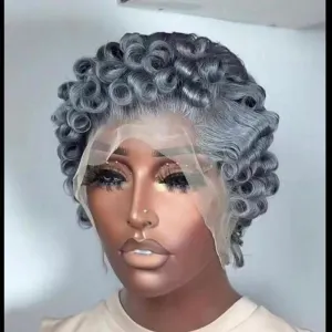 Full  grey wig