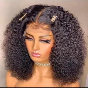 14"Human hair kinky curls