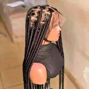 S Sharp Braided wigs