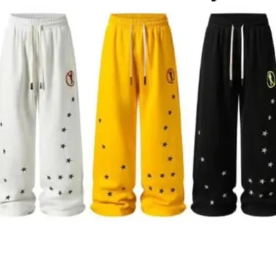 Baggy wide-leg sweatpants