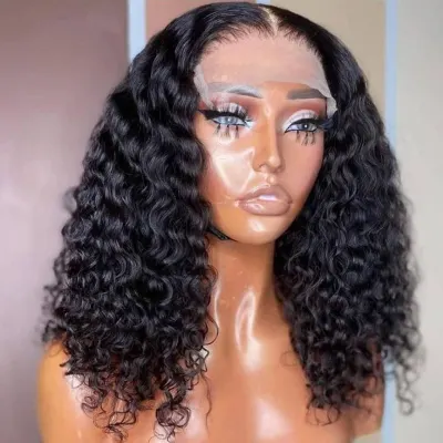 4*4 water curl wig