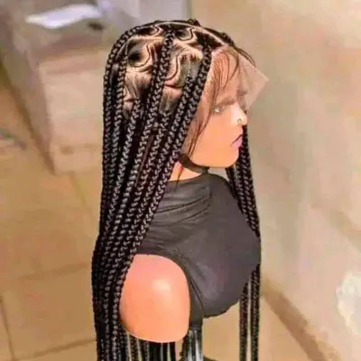 S Sharp Braided wigs