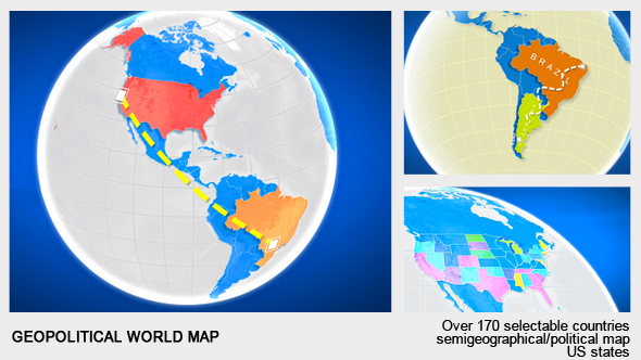 World Map Earth Zoom - 6