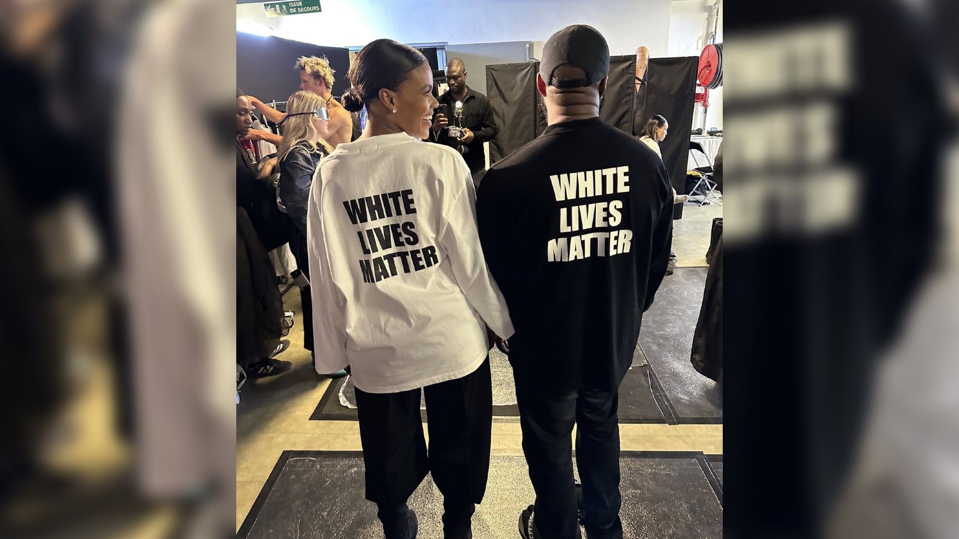 Канье Уэст в футболке White Lives Matter